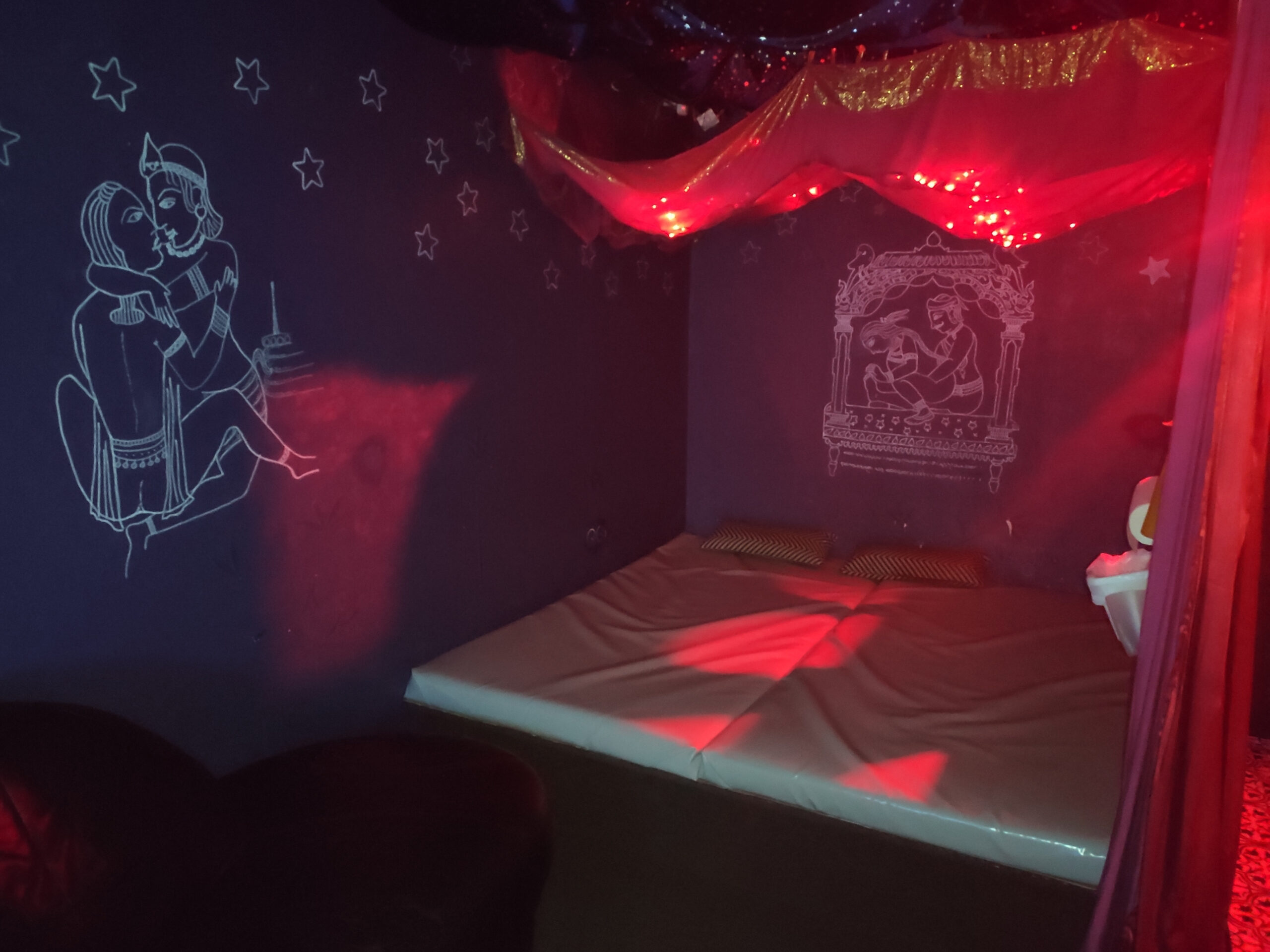 Kuschelecke im Aladin-Zimmer